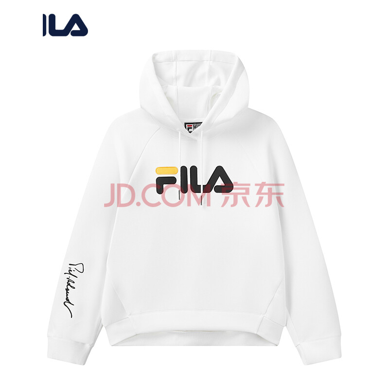fila 斐乐官方女子连帽卫衣2021年春季新款时尚运动针织套头衫女 标准