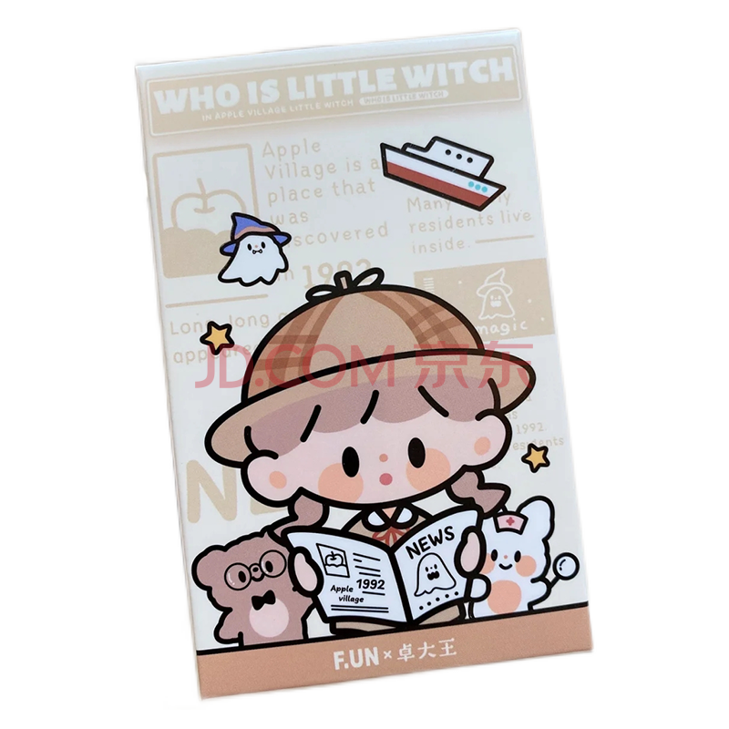 卓大王谁是魔女阿卓少女侦探系列盲盒公仔可爱少女心手办潮玩偶 单个