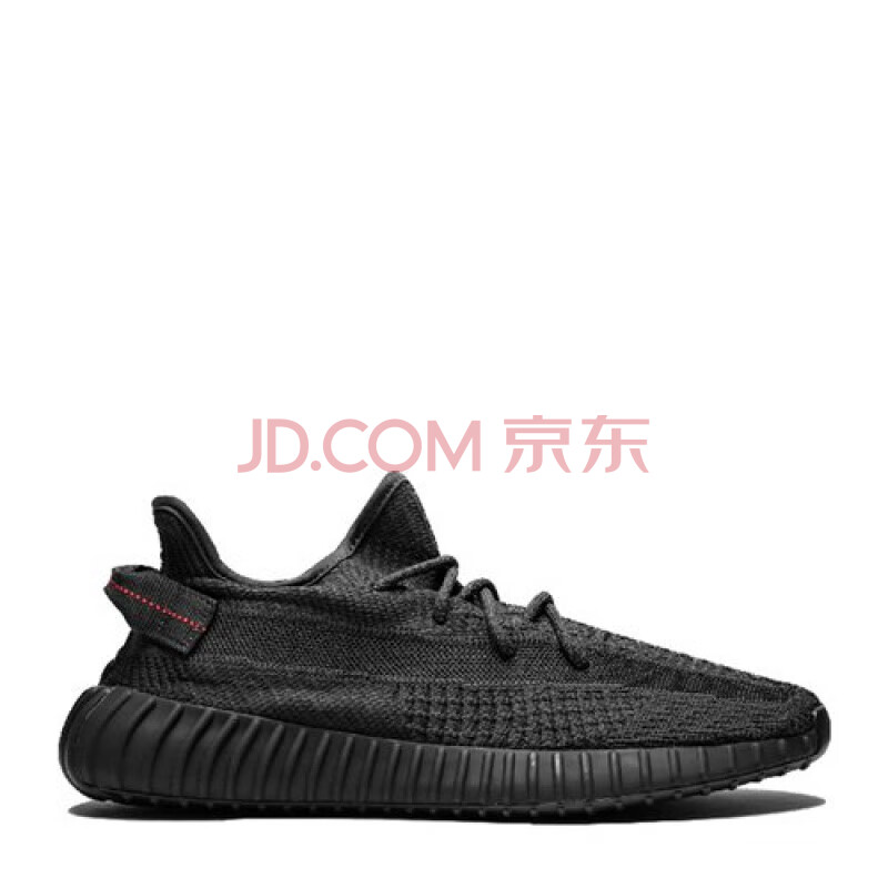 adidas/阿迪达斯 yeezy boost 350 v2 全黑镂空侧透 黑天使黑魂黑椰子