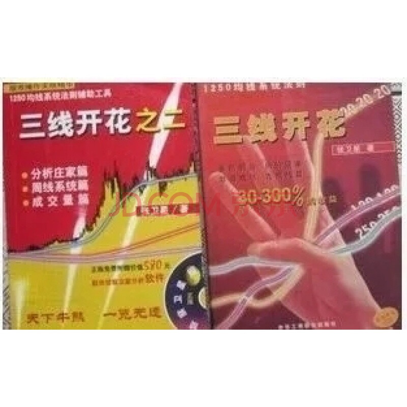 【全新】 三线开花之一 之二 全二册 张卫星著 股市操作实战精华