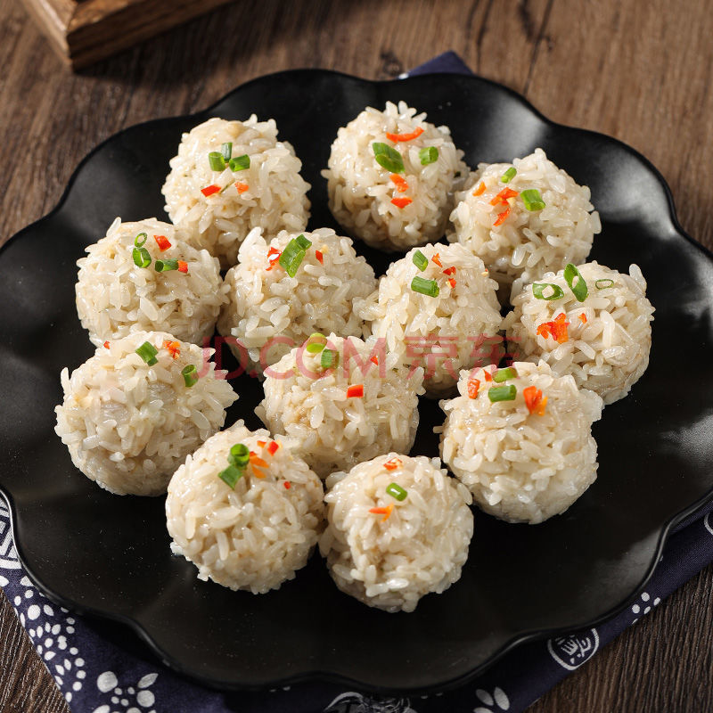 珍珠糯米肉丸子360g藕圆肉圆半成品菜珍珠藕丸猪肉鸡肉雪花肉丸 珍珠