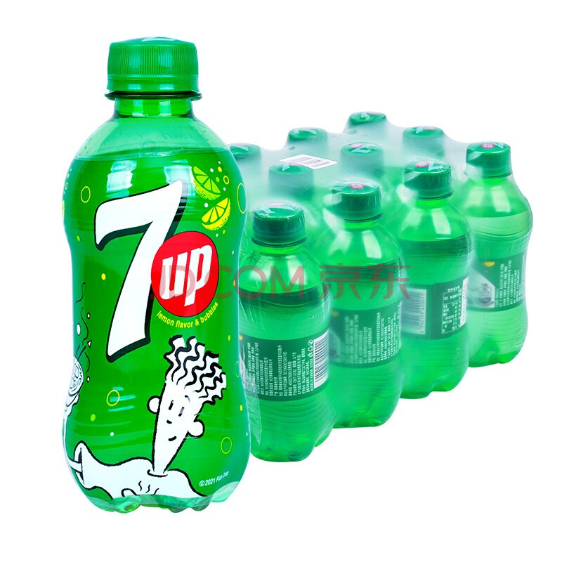 迷你小胶瓶整箱装pepsi百事出品美年达橙味 【24瓶】七喜300ml*24瓶