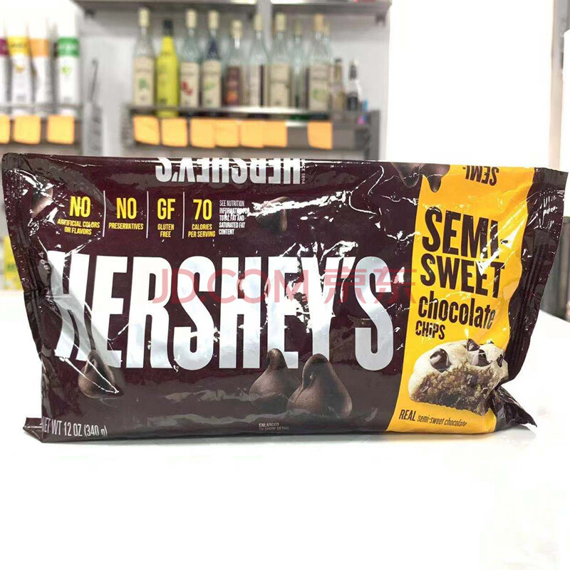 美国好时微甜巧克力碎粒豆耐高温烘焙hershey"s chocolate chips semi