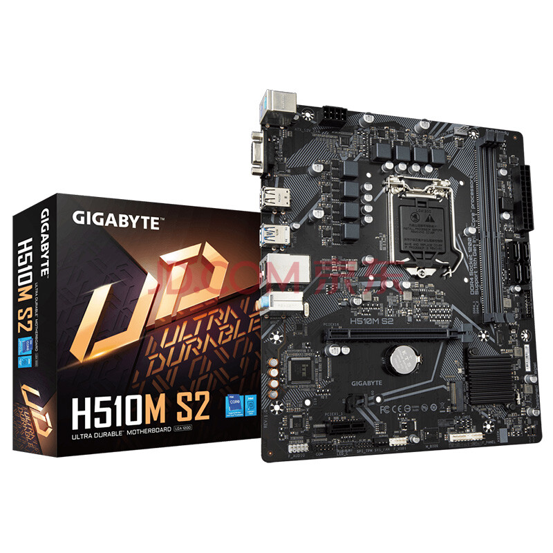 技嘉(gigabyte)h510m主板台式机电脑办公游戏主板 h510m s2