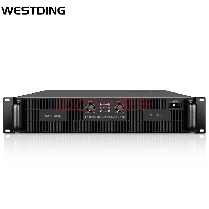 威斯汀（WESTDING）MC-8800专业数字大功率纯后级放大器家用发烧音响舞台酒吧会所演出大功率功放机