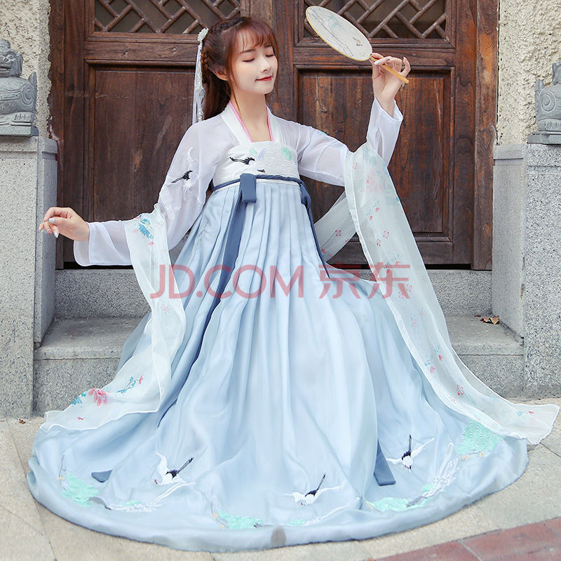 jp 汉服女 女装汉服 汉服女中国风学生夏季仙气樱花超