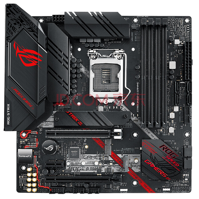 华硕(asus)rog strix b460-g gaming 支持双m.2 m-atx