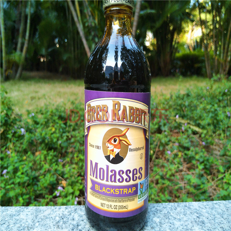 355ml美国进口兄弟兔牌粗炼糖蜜糖浆brer rabbit molasses blackstrap