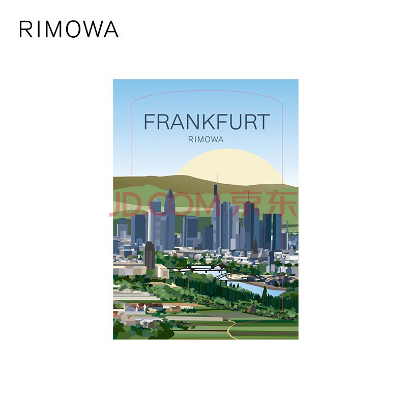 rimowa/日默瓦 城市系列贴纸单张行李箱旅行箱贴纸 法兰克福