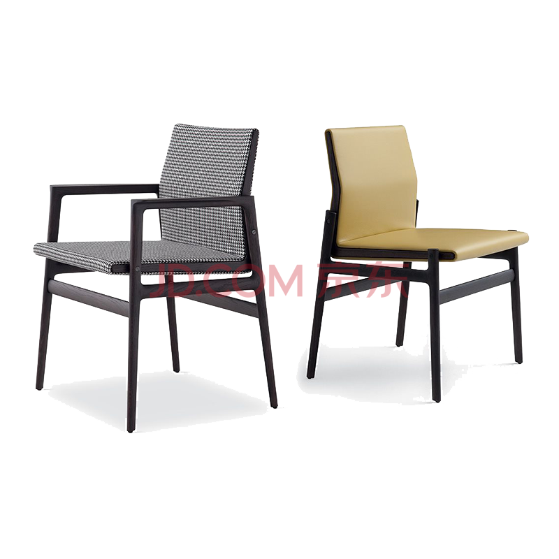 悠云轻奢椅子poliform大师设计玛利洛班兰风格餐椅书椅扶手椅子 扶手
