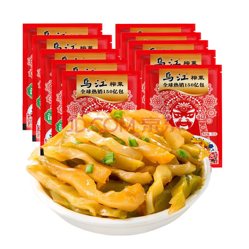吴江杂菜重庆涪陵榨菜乌江榨菜11种口味可选清爽鲜脆菜丝下饭菜咸菜鲜