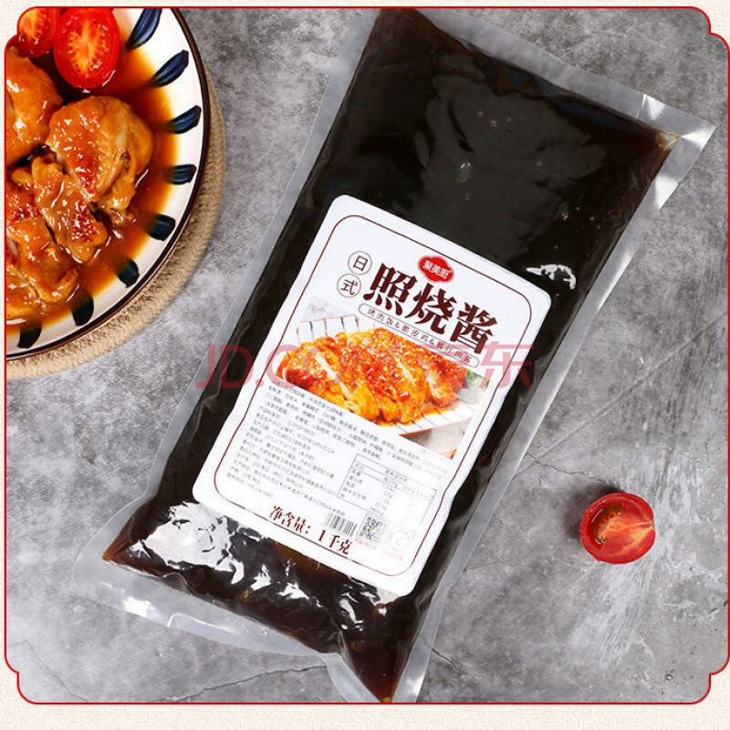 袋装商用烤肉酱章鱼小丸子照烧酱汁炸鸡蘸酱家用 1包照烧酱1kg