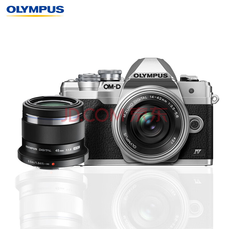 奥林巴斯（OLYMPUS）E-M10 MarkIV EM10四代 微单相机 数码相机 微单套机（14-42mm & 45mm）人像双镜头