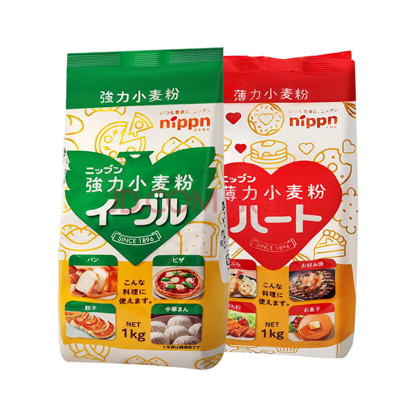 凯萨琳面粉 1kg 日本进口d筋粉日式吐司面包粉家用烘焙面粉鹰牌 鹰牌g