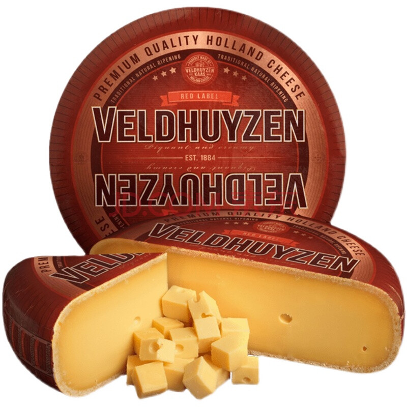 荷兰进口红标高达奶酪 veldhuyzen gouda 甄选 发酵一年 分装500g 208