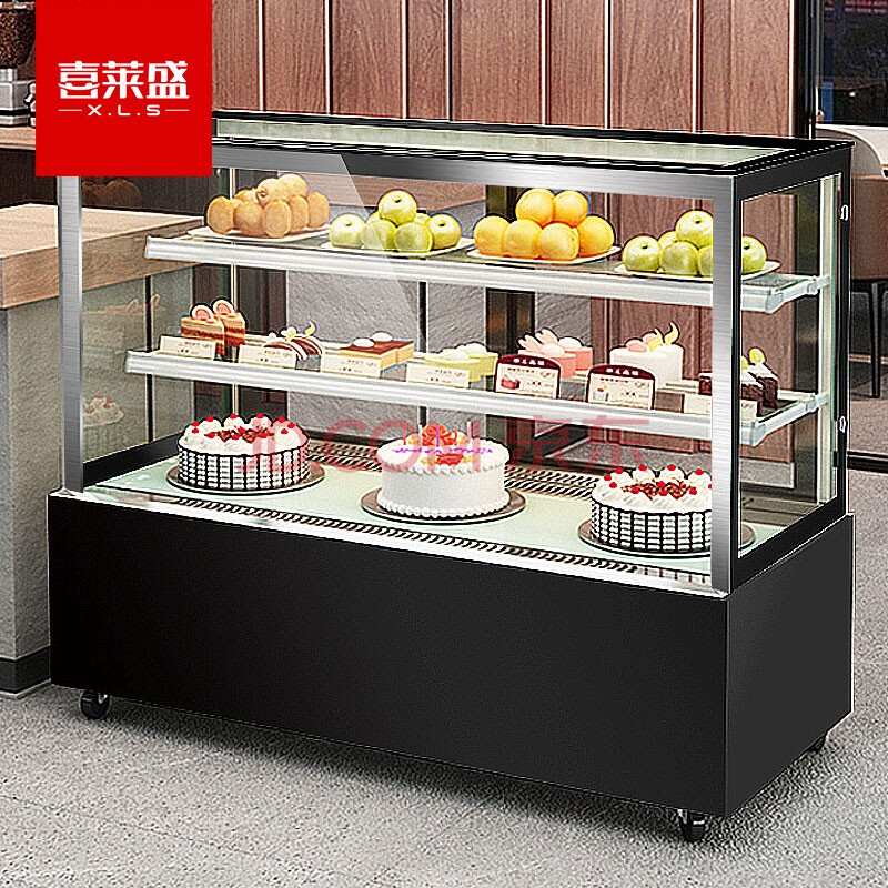 喜莱盛蛋糕展示柜 冷藏保鲜柜商用水果饮料熟食甜品寿司西点冰柜风冷