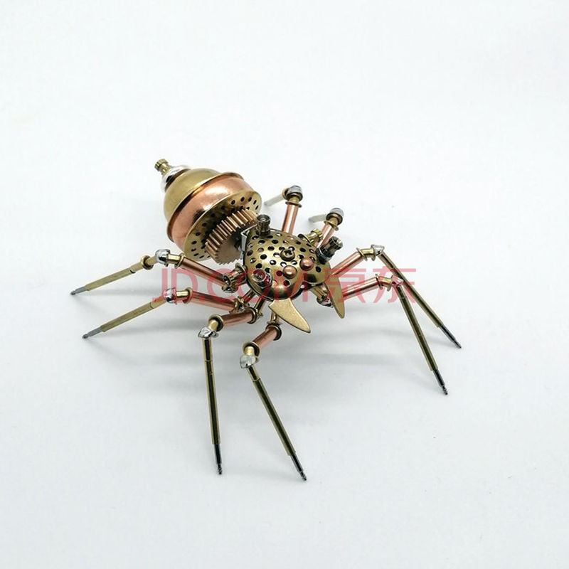明画机械昆虫机械蜘蛛金属3d立体拼装模型高难度手工创意蚂蚁制作机甲