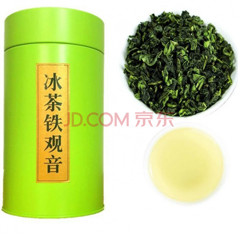 茶叶 新茶铁观音 冰茶铁观音 原味兰花香 不带梗鲜茶冻茶罐装100g