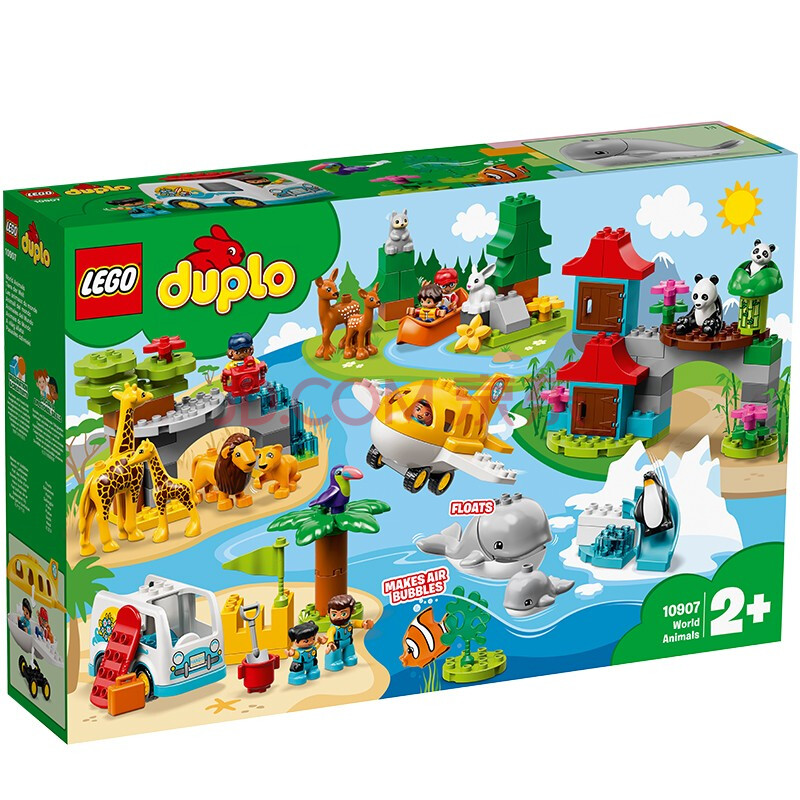 乐高(lego)积木得宝duplo 10887我的自由创意趣玩箱创意启蒙男孩女孩