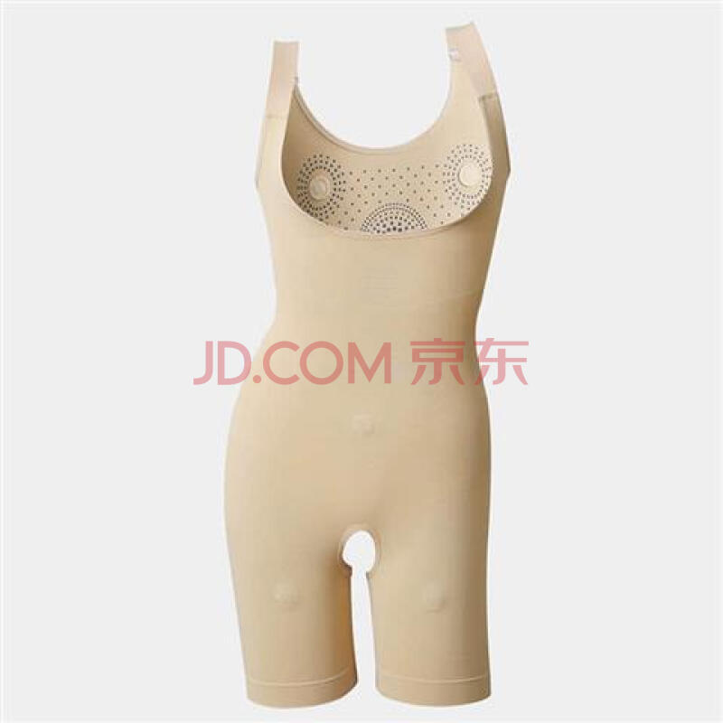 加塑度连体款塑身衣女收腹安美拉束腰无痕连体衣 肤色 l