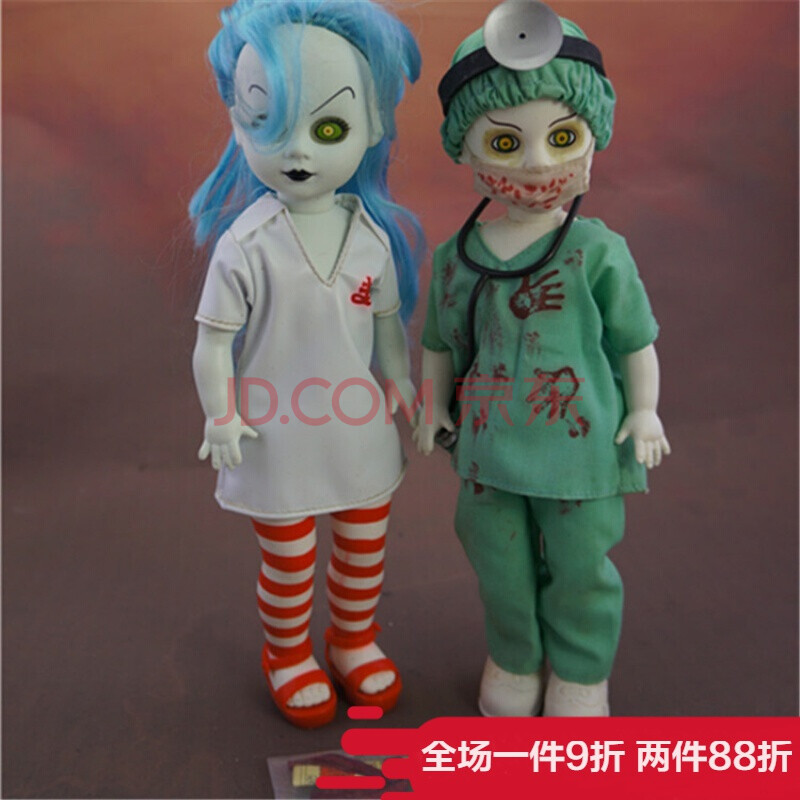 活死人娃娃散货 living dead dolls 恐怖活死人娃娃 鬼娃娃系列 黄色