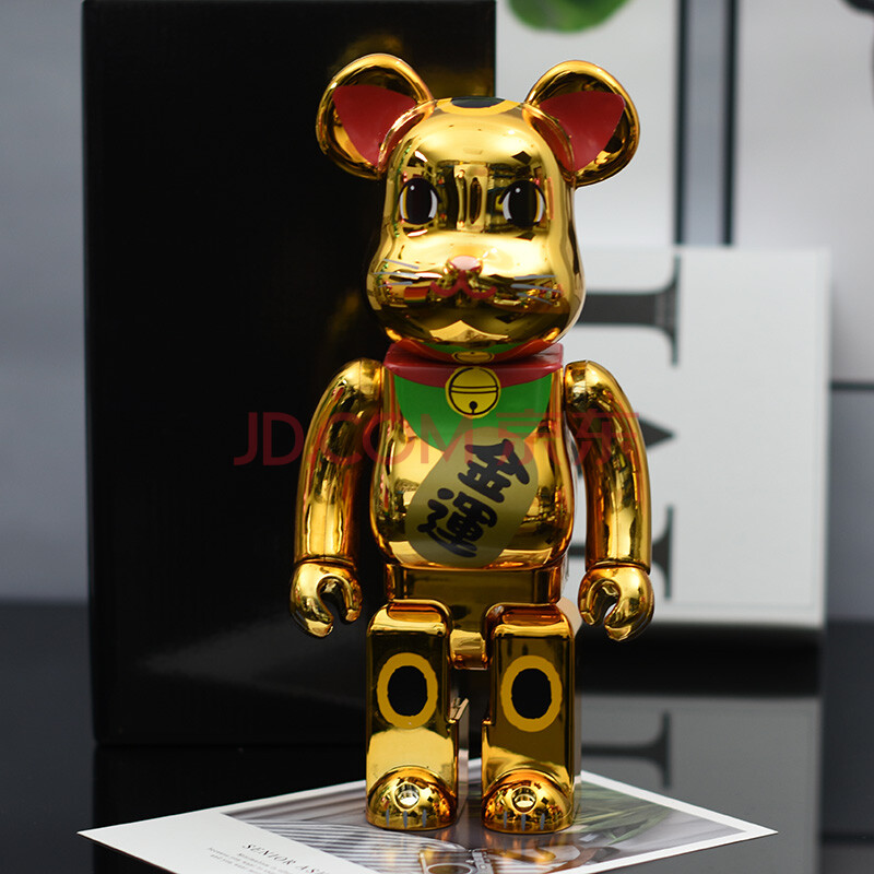 时光旧巷 bearbrick400%积木熊暴力熊潮玩模型摆件千秋梵高盲盒公仔