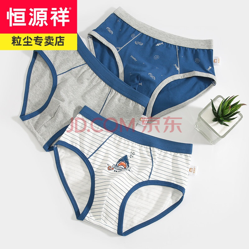 三角内裤中大童儿童男孩裤衩底裤小孩宝宝男童女童内裤童装新品3条装