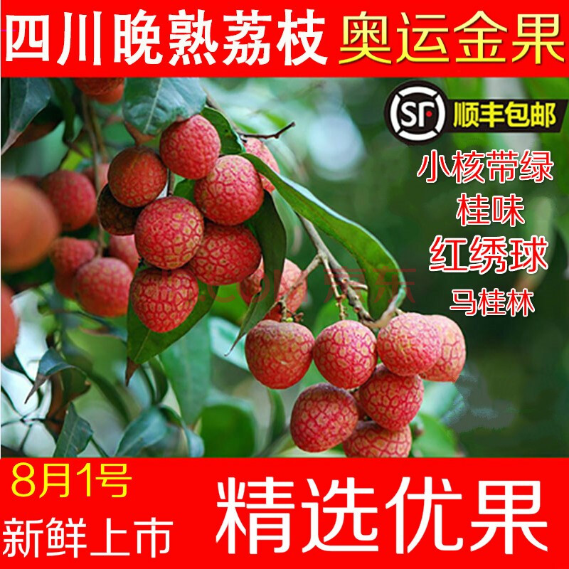 5000g 合江小核大果《红绣球》荔枝