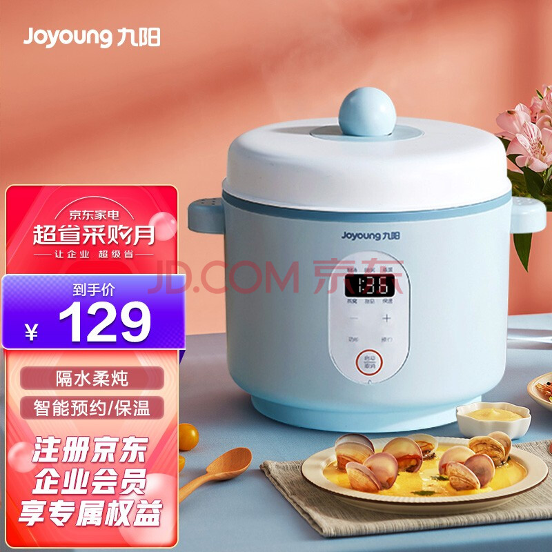 九阳(joyoung)电炖锅家用迷你小容量0.