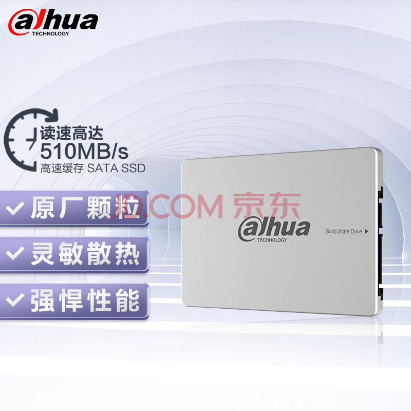 大华（dahua）480GB SSD监控级固态硬盘 SATA接口 S810系列 视频监控级高速固态硬盘