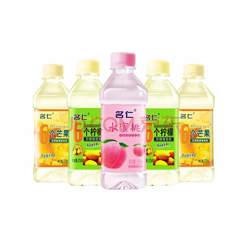 名仁水蜜桃 6个芒果 6个柠檬 果味饮料果汁桃汁富含vc饮料 水蜜桃味*6