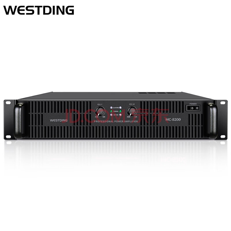 威斯汀（WESTDING）MC-8200专业数字大功率纯后级放大器家用发烧音响舞台酒吧会所演出大功率功放机