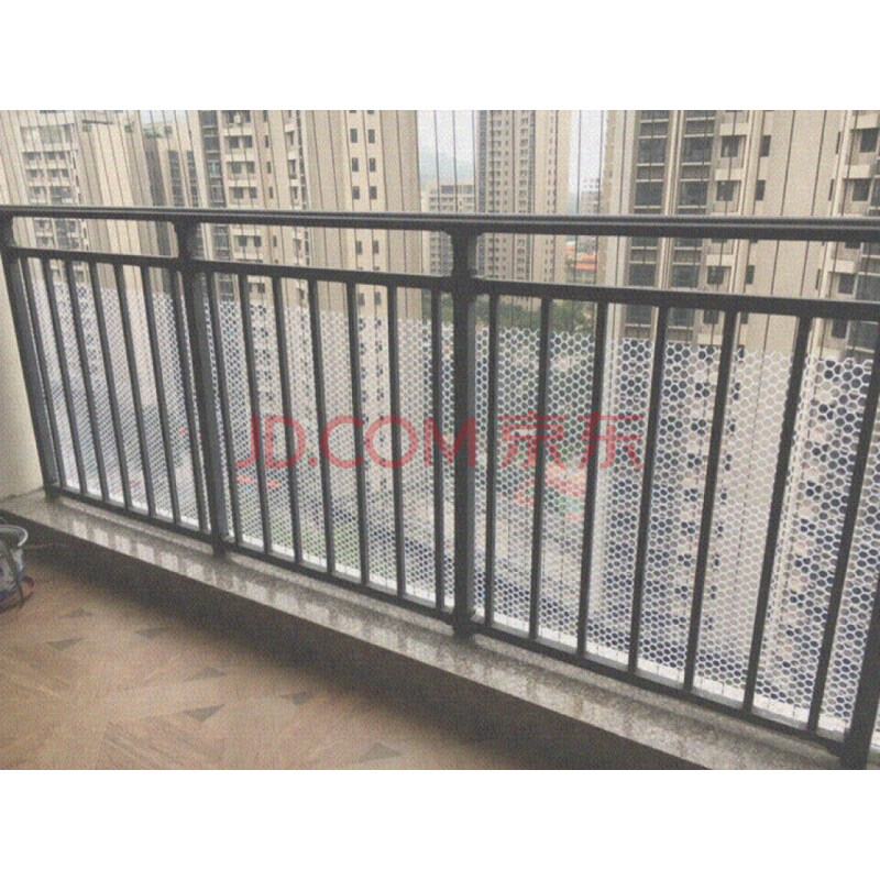 阳台护栏围板挡板 塑料 封闭式防盗窗防护网儿童安 家用阳台 加厚0.