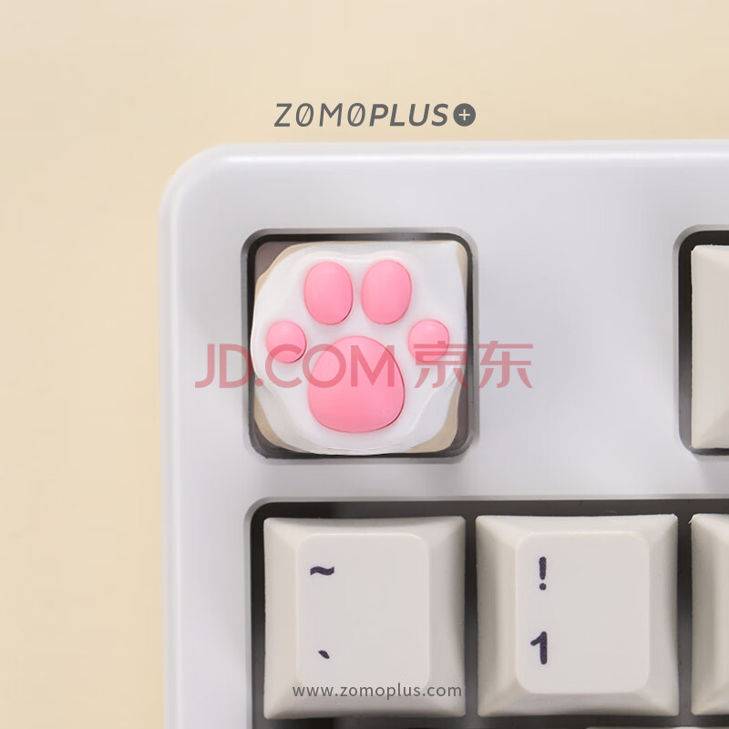 ZOMO原创定制键帽 机械键盘104 87键通用 猫爪创意ABS硅胶键帽笔记本配件布偶