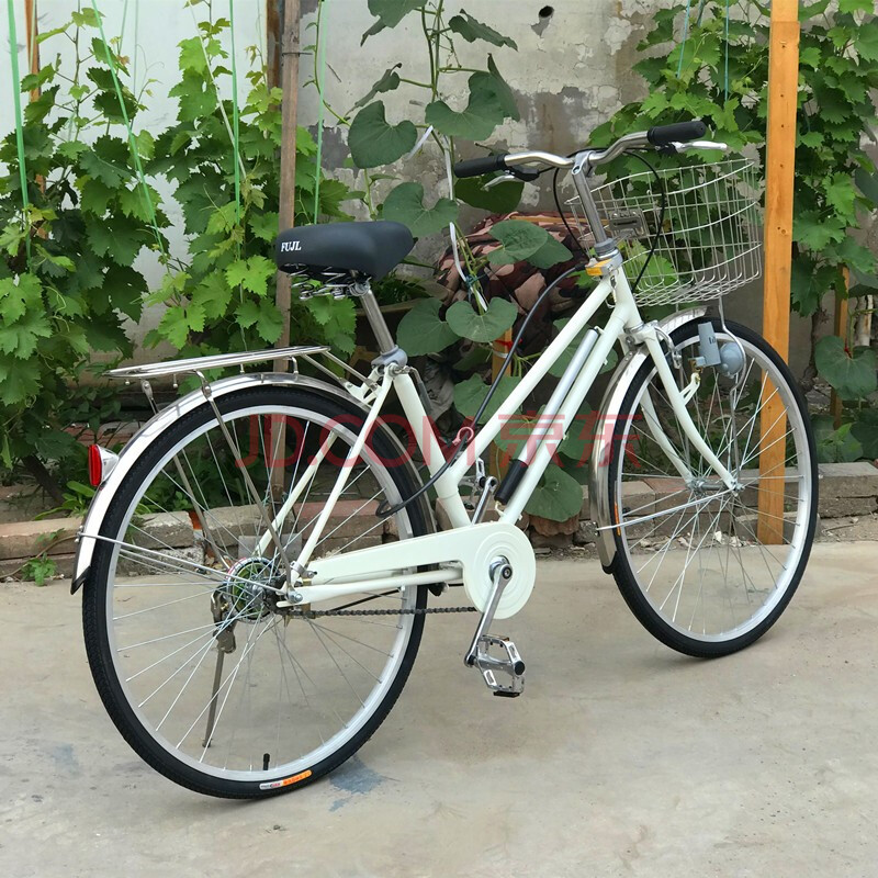 基洛夫牌日本自行车内变速单车内三速老款日式复古带车框轻便车载人
