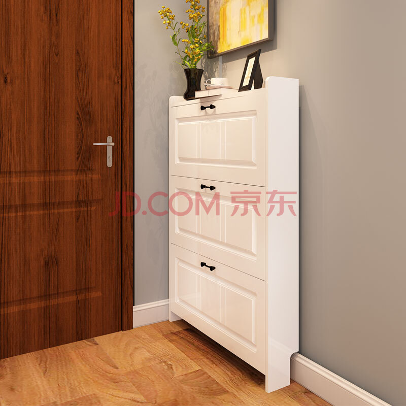 超薄17cm翻斗门口鞋柜简约现代经济型门厅柜简易小户型省空间家用鞋架