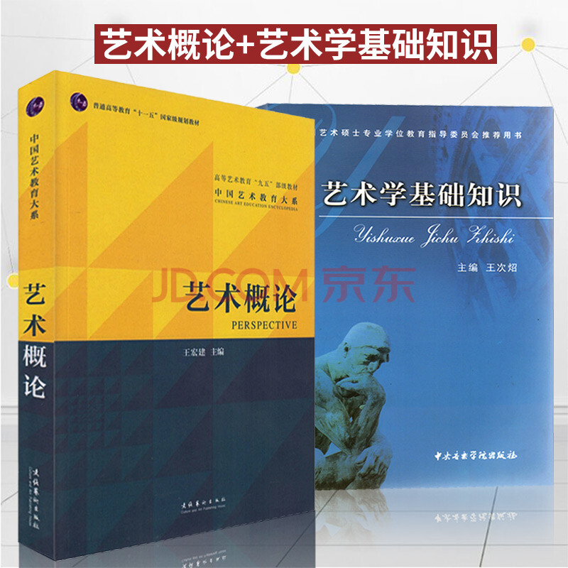 【满2件减2元】共两本艺术学基础知识 艺术概论王宏建文化艺术出版社