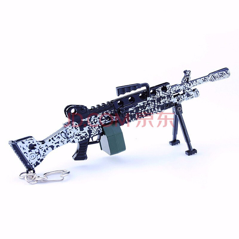 和平精英吃鸡玩具模型枪全金属m416皮肤合金98k周边模型钥匙扣挂件