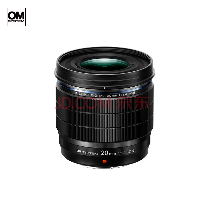 奥之心（OM SYSTEM）M.ZUIKO DIGITAL ED 20mm F1.4 PRO 标准定焦广角镜头 奥林巴斯微单镜头 防尘防水溅