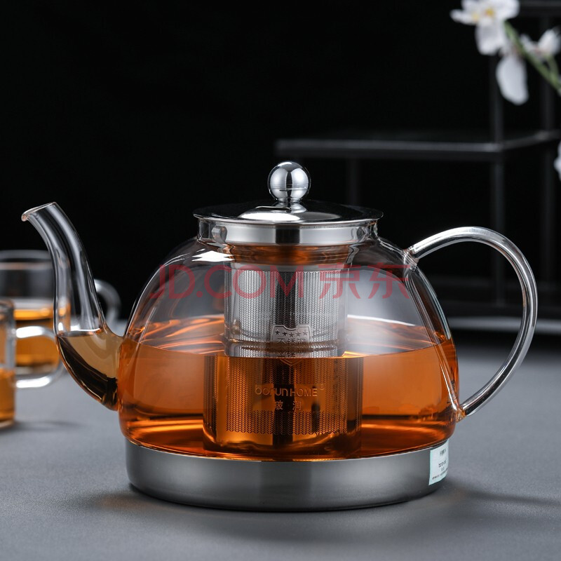 玻璃煮茶壶耐热高温泡黑茶壶加热煮茶养生红花茶功夫大号壶家用 整套