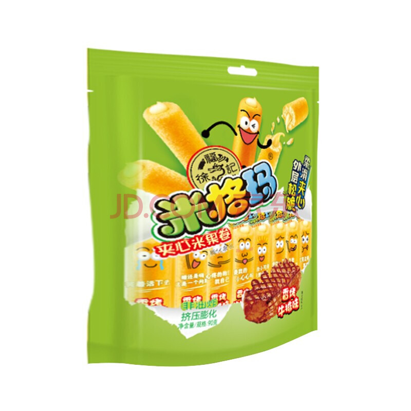 徐福记 夹心米果卷 米格玛 90g 袋装 休闲零食三种口味可选90g米格玛