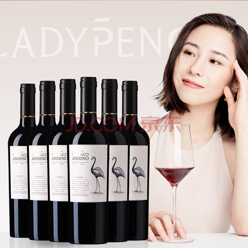 【智利酒庄直供】醉鹅娘红酒 如饴火烈鸟酒葡萄酒 白鸟 整箱装750ml*6