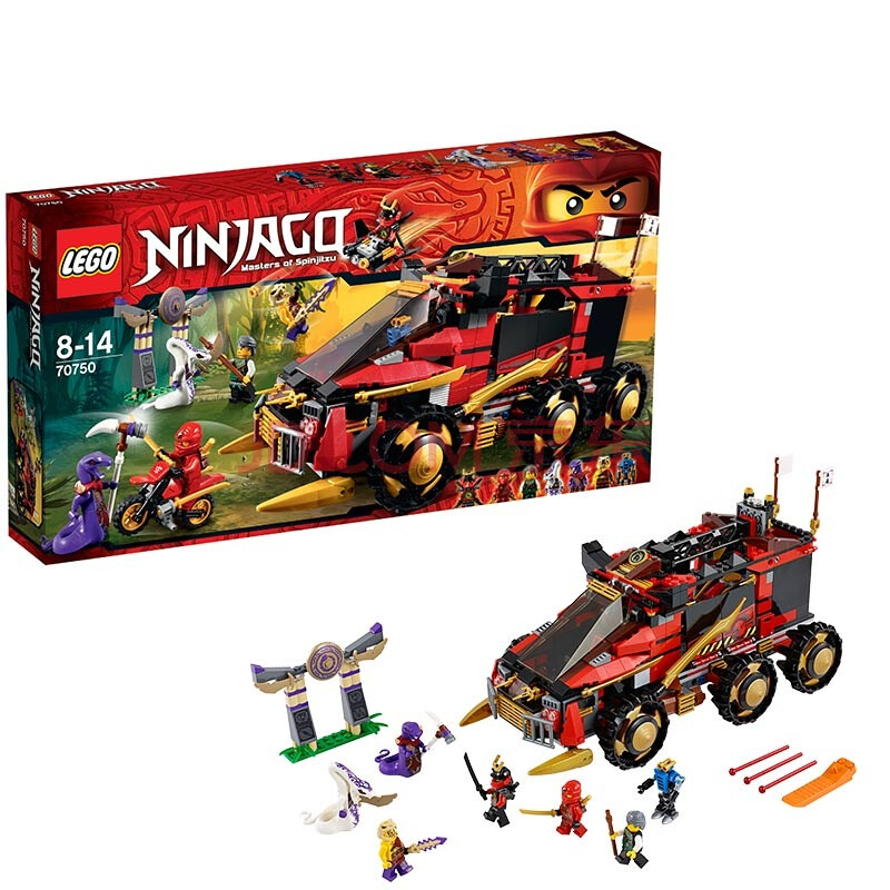 lego 乐高 ninjago 幻影忍者系列 忍者移动指挥所 70750