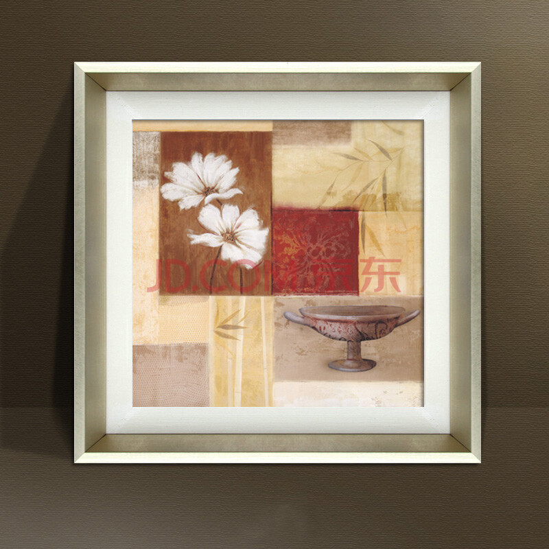 上海欧喆 现代欧式抽象静物装饰画有框画餐厅客厅卧室壁画挂画 两联
