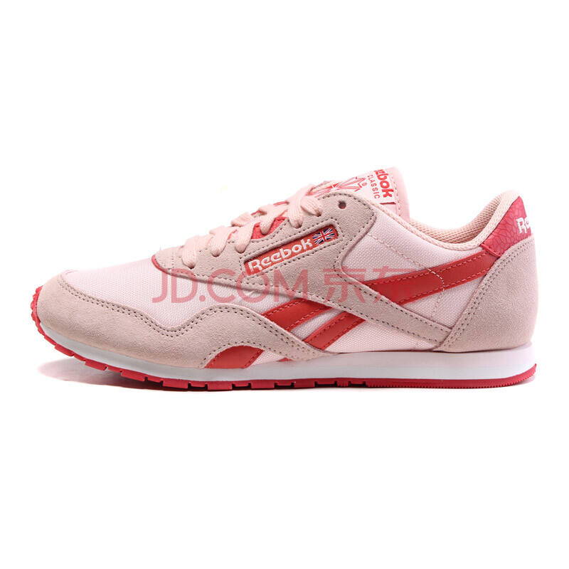 锐步reebok热2015新款女鞋休闲鞋运动鞋运动生活v67138 粉色 35.5