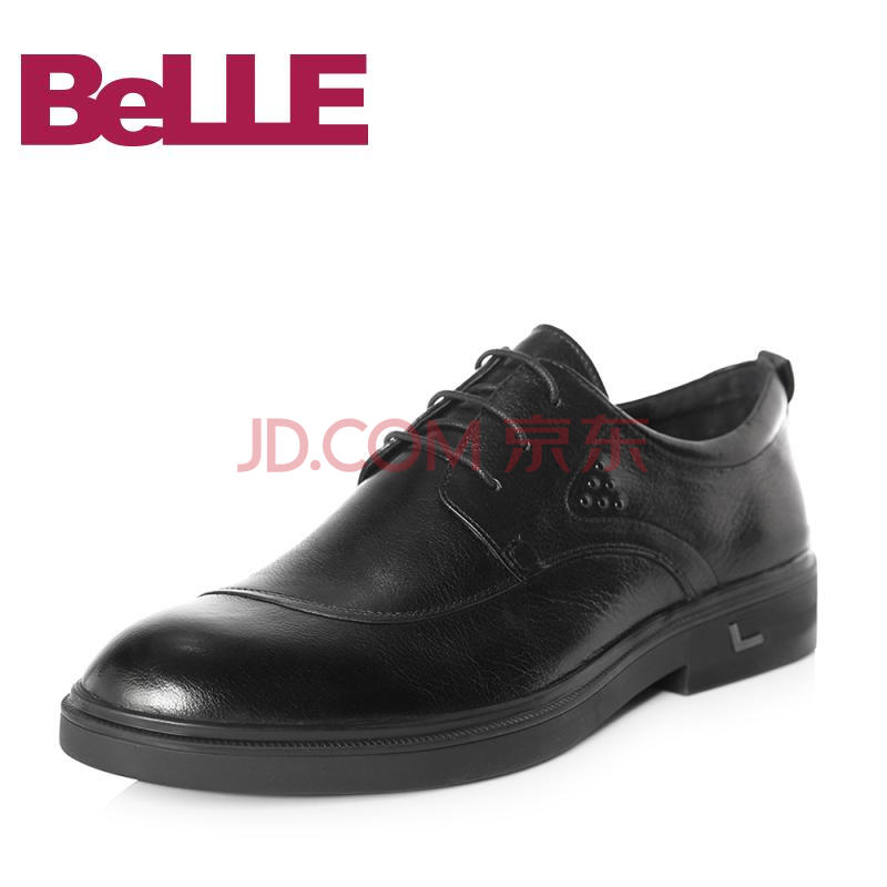 Belle/°ÙÀö2018´º¼¾ÐÂÆ·×¨¹ñͬ¿îţƤÄÐÕý×°ÉÌÎñµÂ±Èµ¥Æ¤Ð¬»éЬ5PH01AM8 ºÚÉ« 39