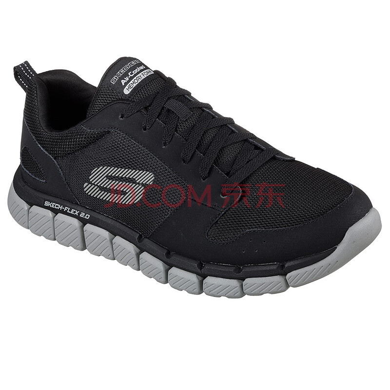 È«Çò¹º ˹¿ÆæÄÐЬ ÐÝÏÐÔ˶¯Ð¬ µÍ°ïÍ¸Æø ÃÀ¹ú°üÓÊSKECHERS Flex 2.0 52618 Black/Gray 11 / 45