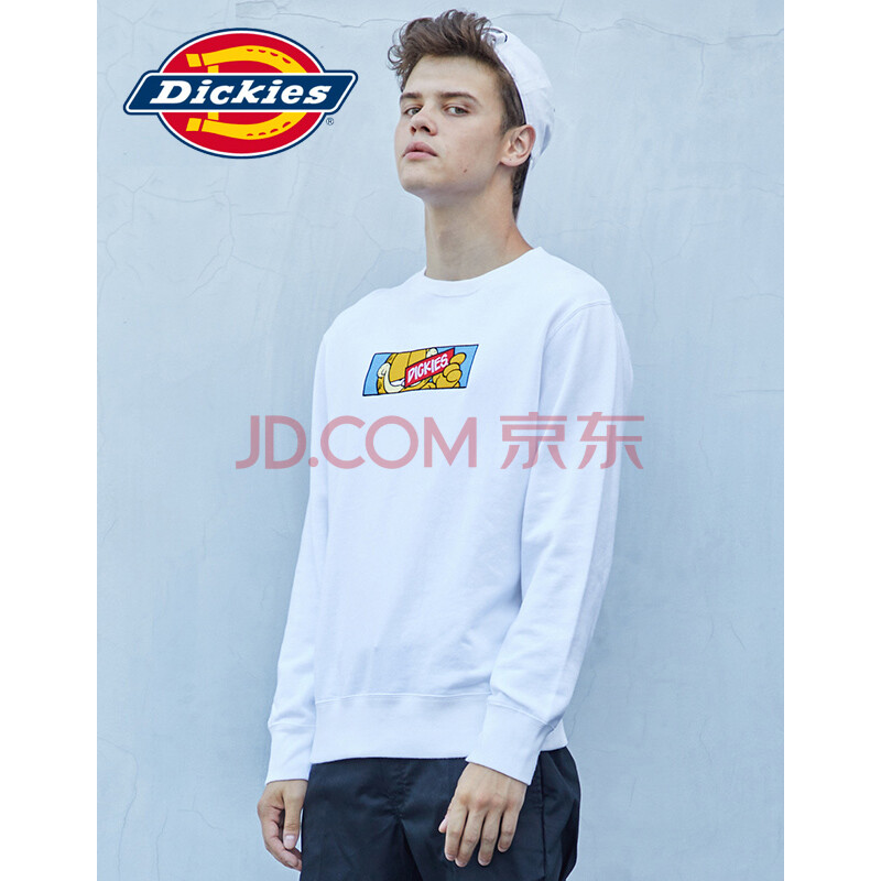 Dickies³¤ÐäÎÀÒ¼ӷÆÃ¨ºÏ×÷¿î´ÌÐåÔ²ÁìÌ×Í·ÎÀÒÂÇéÂÂ×°181U30G101 °×É« L
