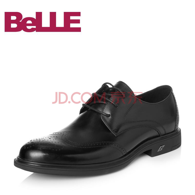 Belle/°ÙÀö2018´º¼¾ÐÂÆ·×¨¹ñͬ¿îСţƤ¸ïÕý×°ÄÐÆ¤Ð¬B3G11AM8 ºÚÉ« 43