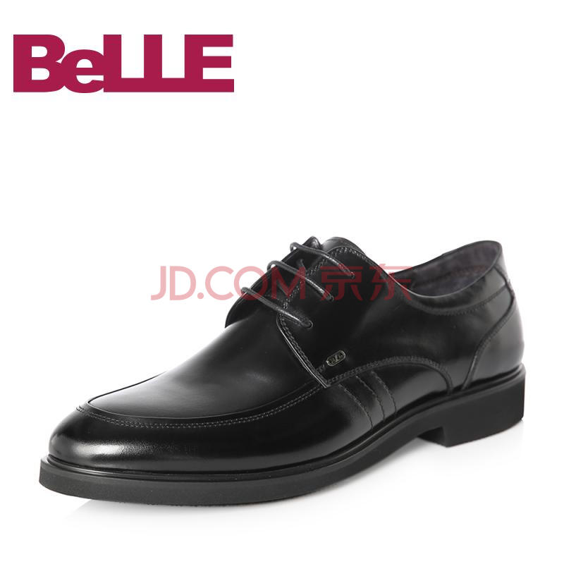 Belle/°ÙÀöÄÐЬ2018´º¼¾ÐÂÆ·×¨¹ñͬ¿îţƤÄÐÉÌÎñÕý×°µÂ±ÈƤЬ»éЬ5PF01AM8 ºÚÉ« 42